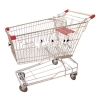 European style supermarket shopping trolley cart 60-240L /heavy duty hand truck