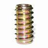 Furniture Screw, Metal Set Screws, Copper Hex Slotted Headless Set Screws With Cone / Cup / Flat Poi