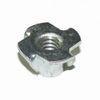 Customized Nickel / Zinc Plated Four Prongs Tee Nut, Steel Tee Nuts, Weld Nuts