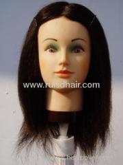 traning head/Mannequin head(human hair/synthetic)