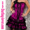 Rose Lace Corset Dress Sets