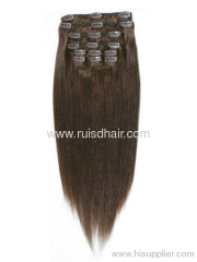 clip in hair extension(100% human hair)