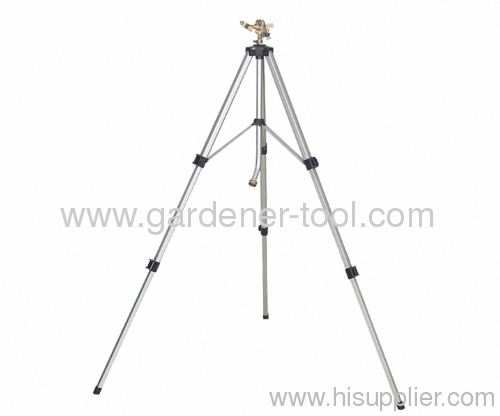 Telescoping Tripod Water Sprinkler With Brass Sprinkler Head