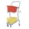 Hand-Baskets Cart/Shopping Cart/Double Basket Shoppping Trolley /euro truck