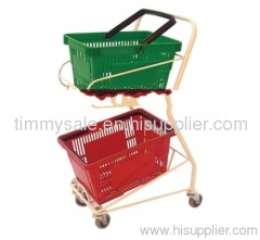 Rolling Shopping Basket Cart for Supermarket Grocery trolleys/trolley for stairs