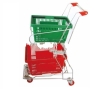 shopping trolley smart cart/children metal shopping cart/ double basket shopping cart /metal trolley
