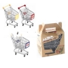 Toy chrome plated gift mini shopping cart /kids trolley/child carts