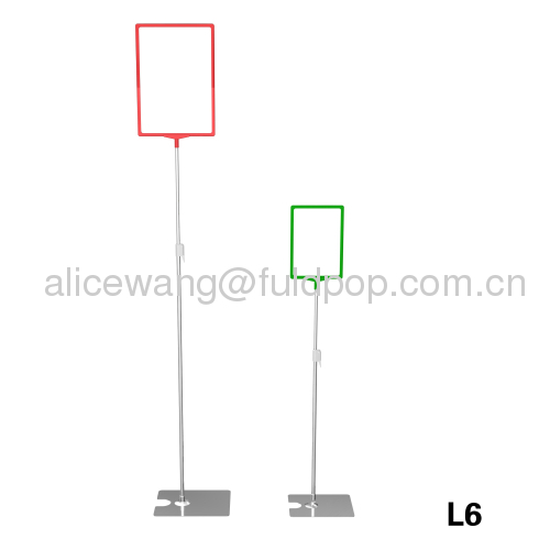 ground pop price display stand