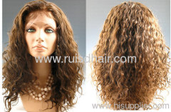 100% human hair ladies lace wigs