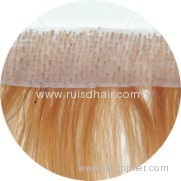Skin weft/PU weft(100% human hair)
