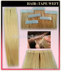 tape hair extension(machine made tape human hair extension)