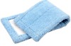 blue color cleaning cotton flat mop cloth/wide-swath floor mop refill in40 cm