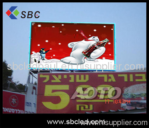 LED outdoor full color screen and Ad. board