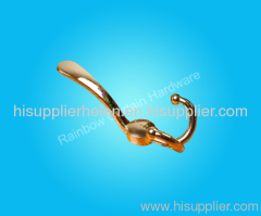 gold color metal hooks