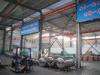 Production site, the continuously upgrading large-scale equipments, automatic cutting machine, weldi