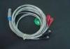 2 Red+2 Black Tens Electrodes Wires For Medical Instrument /Ecg Lead Wire With 4pin Plug, Tens Lead