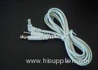 2.35mm Safety Plug Therapy Equipment Electrode Wires With 2 Pin Connection, PVC Tens Lead Wires
