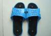 Button Pyhsicaltherapy Massage Slipper / Silicon Rubber Blue Foot Massage Slippers With Pin And Snap