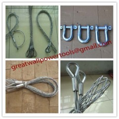 Non-conductive cable sock,Fiber optic cable sock,Pulling grip,Cable Pulling Sock