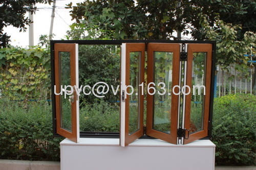 accordion folding doors with double glass garden accordion door bifolding door for kitchen aluminum glass folding door