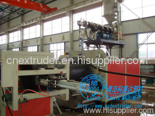 HDPE winding pipe extruder| HDPE pipe production line