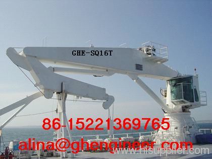 30 to 300kn. M Knuckle Boom Marine Crane