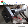 AMUT plastic extruder machine conical twin screw barrel