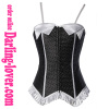 Black Sexy Dot Fashion Corset