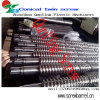 PVC conical twin screw of double extruder machine