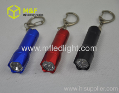 Colorful promotion led key chain light with 18000MCD output