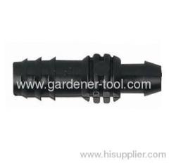 Plastic Micro hose mender to connect PE hose and by pass hose.