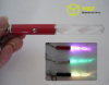 3 color led flashing light stick keychain