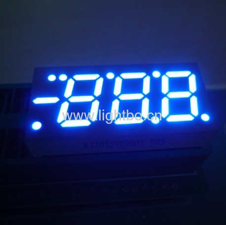 Customized Ultra bright red Triple digit 7 segment led display common anode for temperature control