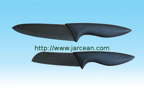 kitchen black ceramic knife