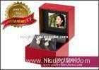 Red fancy paper Gift Jewellery Boxes / earring display box, video Earring packing case box