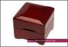 New design amazing Square Wooden Jewelery Boxes, Romantic double ring gift display boxes for wedding