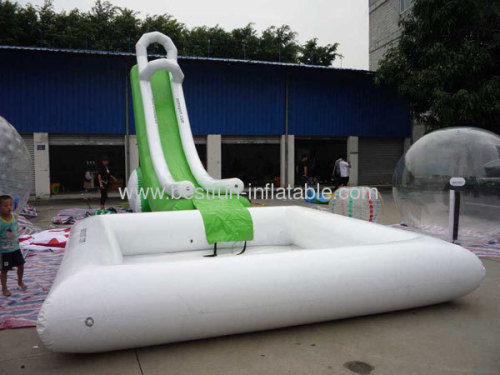 Inflatable Slide With Big Pool
