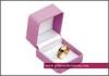 Custom elegant purple plastic Plastic Jewelry Boxes for earrings / pendant / ring / bracelet / bangl