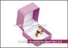 Custom elegant purple plastic Plastic Jewelry Boxes for earrings / pendant / ring / bracelet / bangl