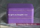 Exclusive purple plastic jewelry box