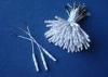 Pvc Pig Tail Wire For Tens Electrode Massage Pad / Tens Electrode Lead Wire, White Tens Cables