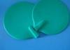 Green 65 / 85 / 95mm Silicon Rubber Electrode Pad For Wight Loss, Round Soft Durable Silicone Rubber