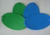 160*98mm Silicon Ellipitc Physiotherapy Electrodes Pads For Massage, 42g / pcs Silicone Rubber Pad