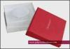 OEM hot stamp and professional handmade red paperboard packaging Square Bracelet Boxes