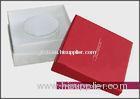 OEM hot stamp and professional handmade red paperboard packaging Square Bracelet Boxes