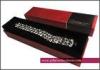 High grade Pantone / spot color plastic leather bracelet boxes and personalized womens Square Bracel