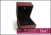 Black velvet packaging Earring Gift Boxes, LED lighted square earring presentation box