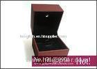 Black velvet packaging Earring Gift Boxes, LED lighted square earring presentation box