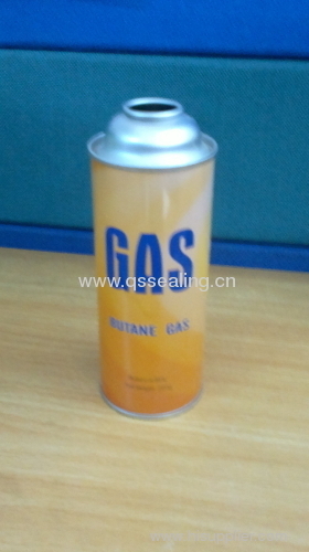 High quality printed straight wall butane gas can 65*160mm