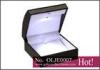 Personalized and velvet black USB lighted Pendant Earring Gift Boxes and led Earring Jewelery Boxes